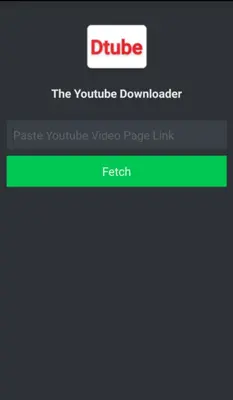 DTube - The Youtube Downloader android App screenshot 1