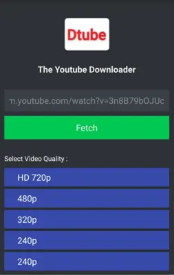 DTube - The Youtube Downloader android App screenshot 2